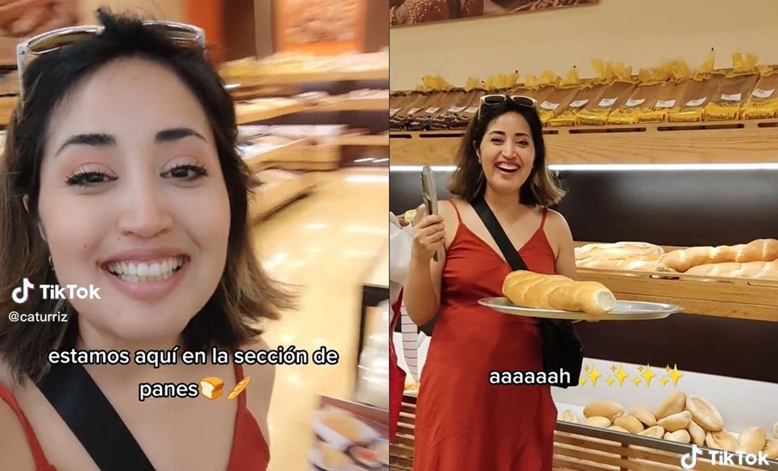 TikTok: Extranjera compra por primera vez pan dulce en México y le sorprende variedad