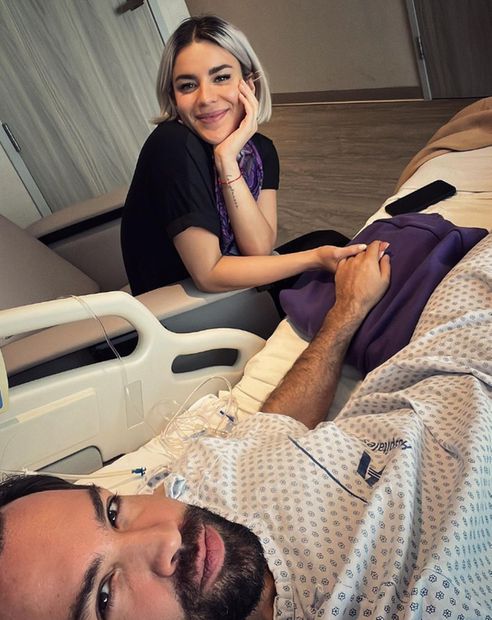 Diego de Erice fue operado de la columna en la época en que Melissa Galindo fue su novia. 
<p>Foto: Instagram