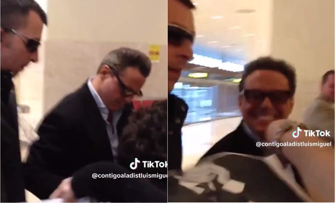 TikTok: Luis Miguel sorprende a fans y da autógrafos en aeropuerto