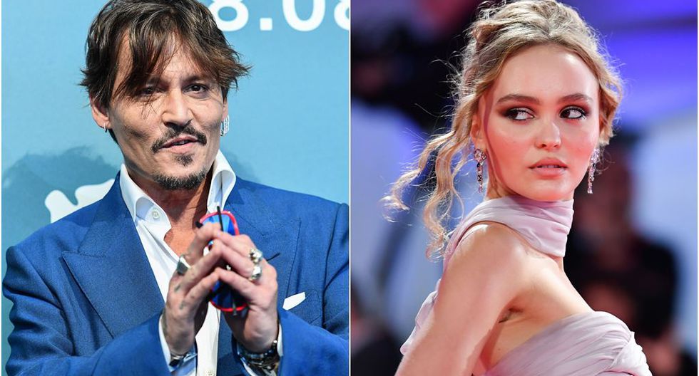 Johnny Depp, orgulloso de su hija Lily-Rose en Venecia