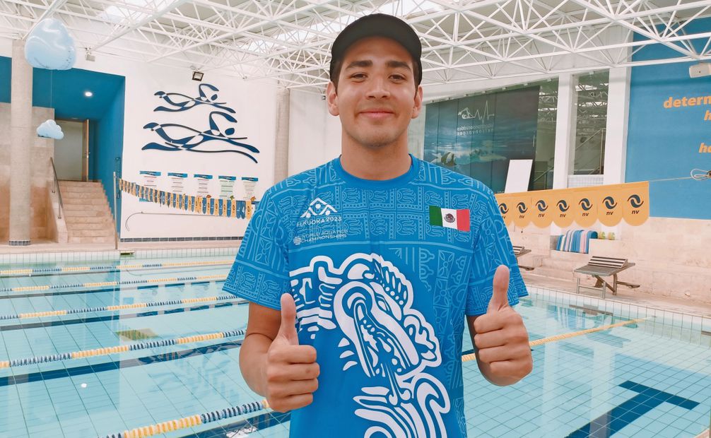El nadador tricolor tampoco asistirá a otra competencia para poder ahorrar. Foto: Arturo Sanquino / El Universal