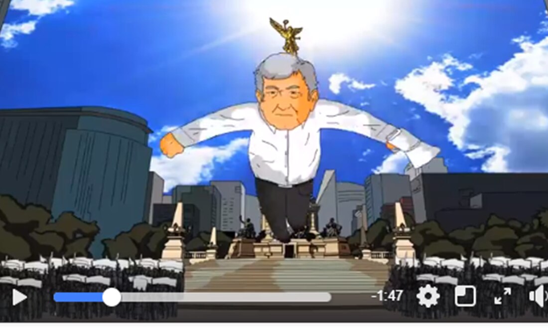  Promueven a López Obrador en redes sociales al estilo anime japonés