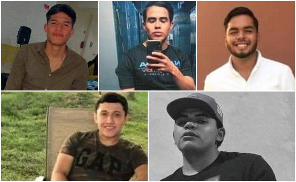 5 jóvenes desaparecidos en Lagos de Moreno, Jalisco. Foto: Especial