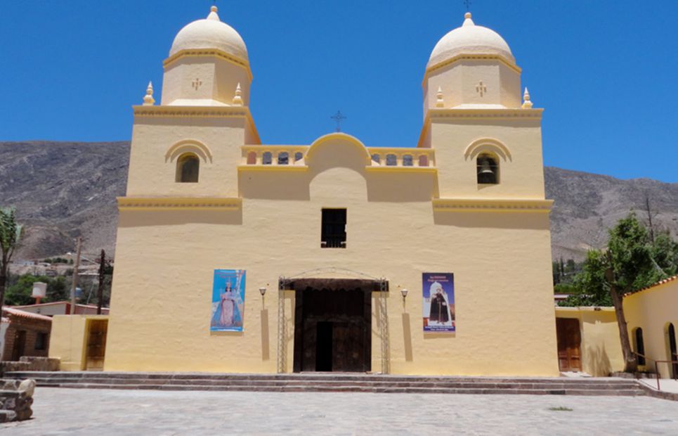 Iglesia Nuestra Señora del Rosario, Tilcara esta ubicada en Argentina. 
<p>Foto: Especial
