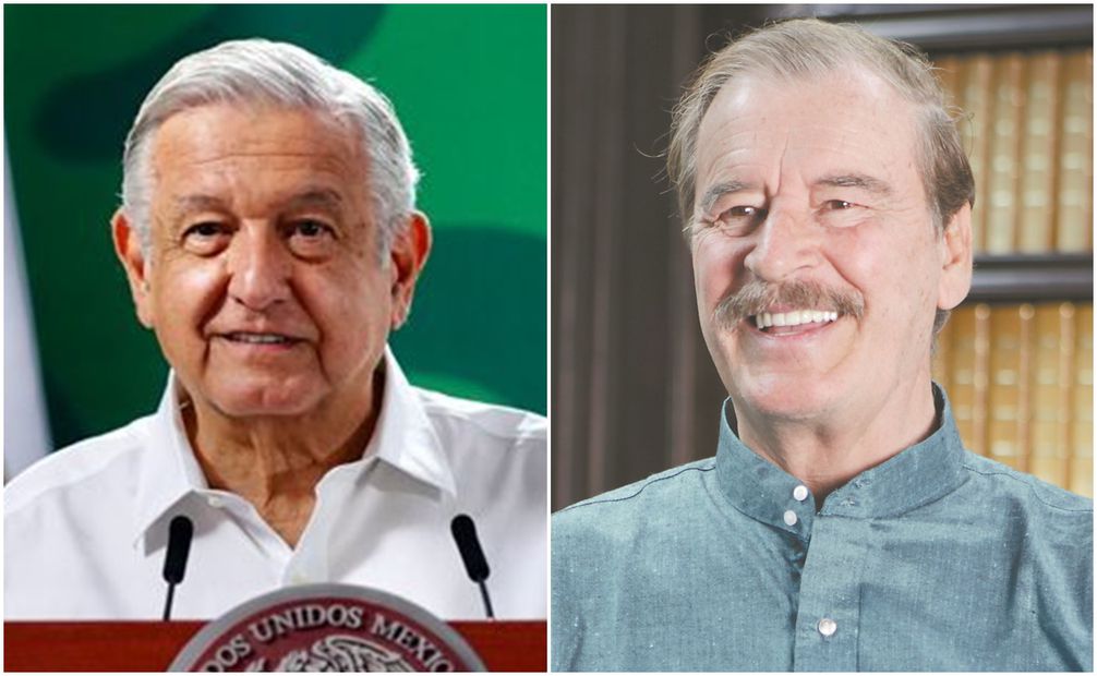 Andrés Manuel López Obrador y Vicente Fox. Foto: Archivo / EL UNIVERSAL