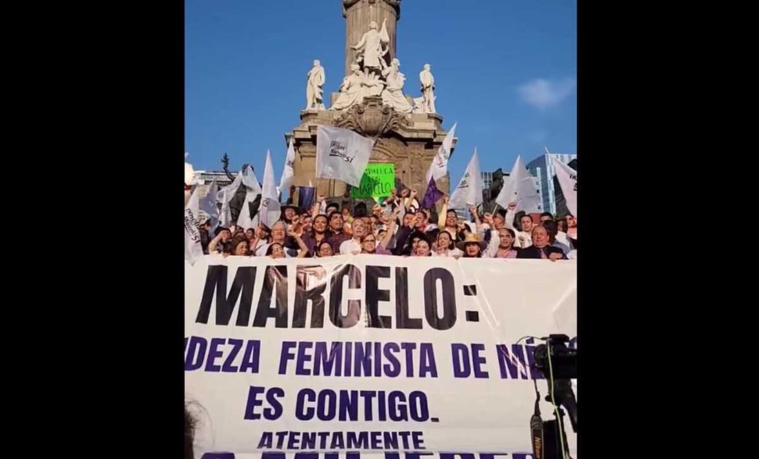 Senadora muestra su apoyo a Marcelo Ebrard, 'el aliado feminista'