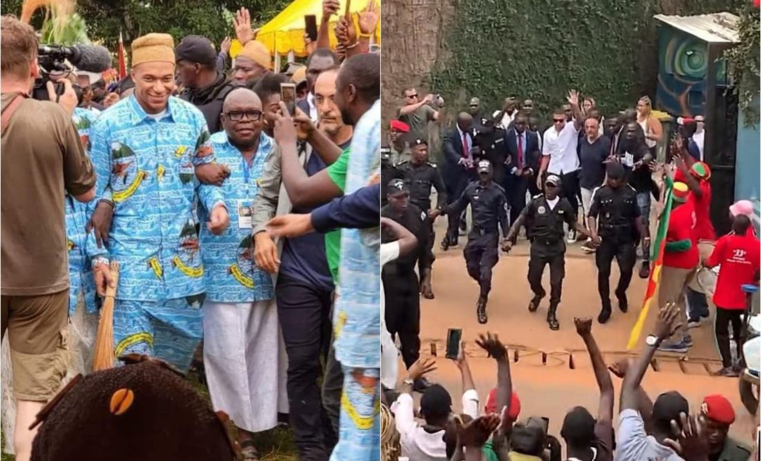 VIDEO: Kylian Mbappé y su increíble recibimiento en Camerún