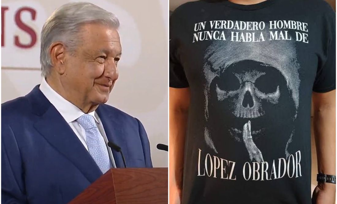 "Un verdadero hombre no habla mal de López Obrador", publicó en una imagen Morena. Foto: Especial