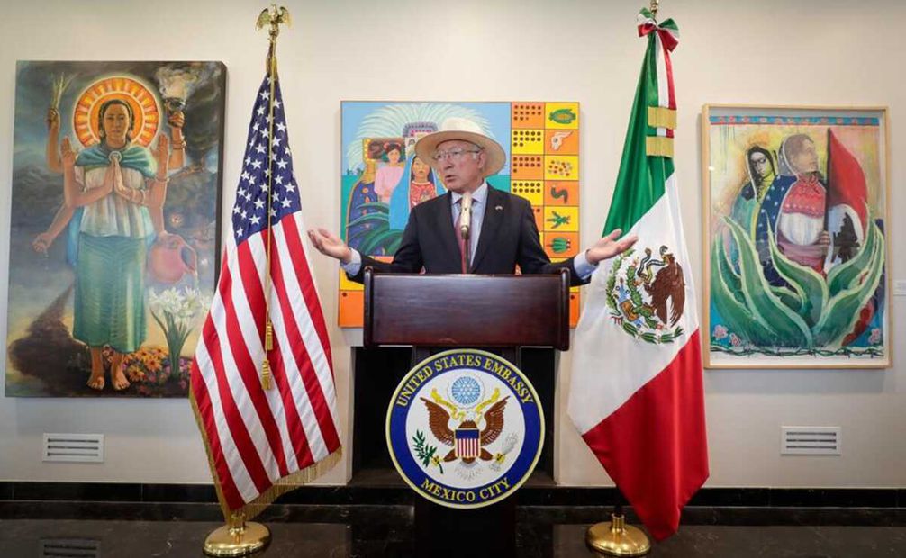 Ken Salazar, embajador de Estados Unidos en México. Foto: Diego Simón Sánchez / EL UNIVERSAL