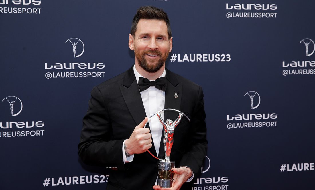 Messi gana el Premio Laureus a mejor deportista masculino por segunda vez
