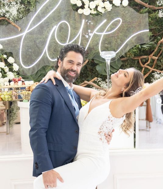 Michelle Renaud y Matías Novoa contrajeron matrimonio en diciembre del 2023.
<p>Foto: Instagram
