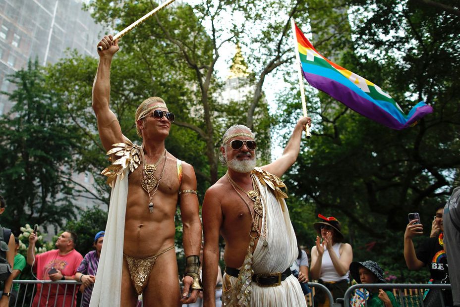 El desfile anual del Orgullo Gay en Nueva York. KENA BETANCUR. AFP