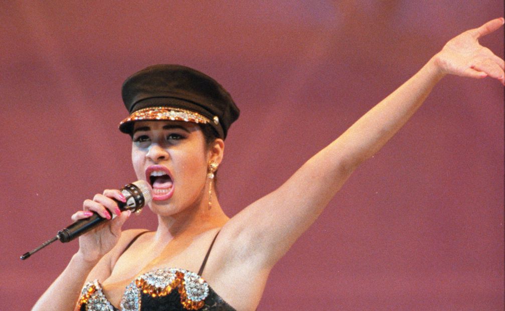 Selena Quintanilla comenzó a cantar a los 10 años. Foto: AP /Houston Chronicle, Dave Einsel 
