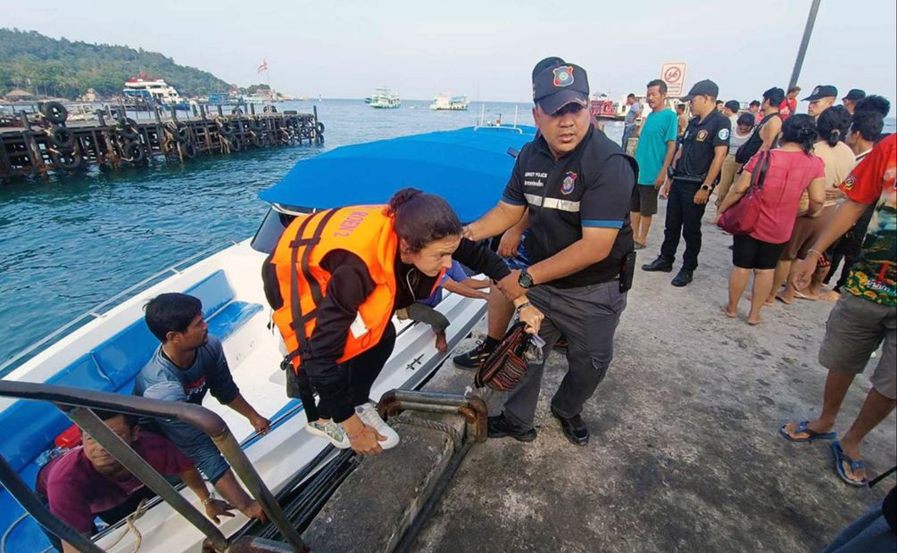 De las 108 personas a bordo, 97 eran pasajeros, explicaron las autoridades de Surat Thani en Facebook. Según el departamento de relaciones públicas de la provincia, todos fueron rescatados y no hubo víctimas. Foto: EFE