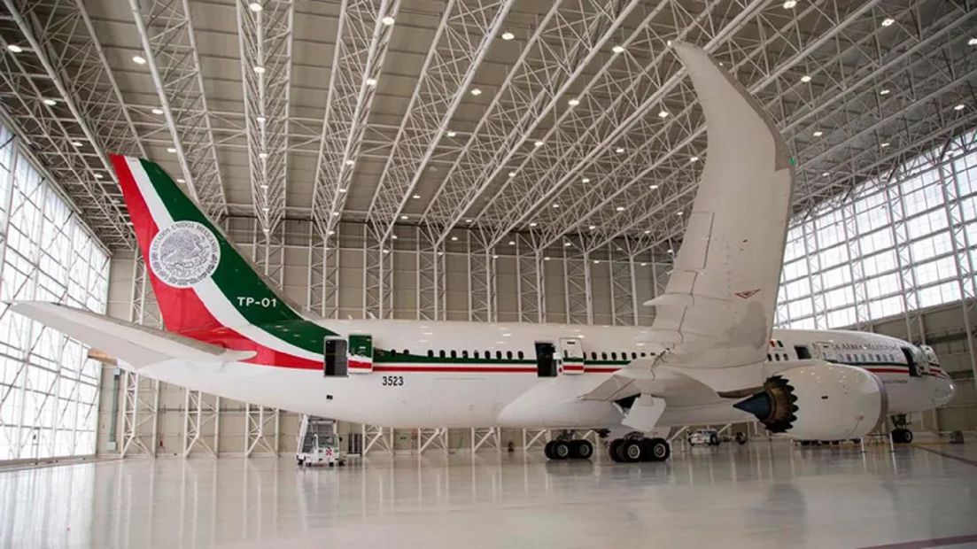 El avión presidencial mexicano que finalmente fue vendido a Tayikistán. FOTO: ESPECIAL