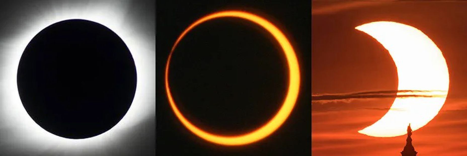 Los eclipses se producen cuando un planeta o la luna se interpone en el camino de la luz del sol. Foto: NASA