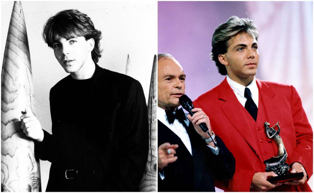 En los años 90, Cristian Castro se convirtió en uno de los cantantes favoritos en América Latina. En la segunda foto, Cristian recibe un reconocimiento por parte de Raúl Velasco. Foto: EL UNIVERSAL.