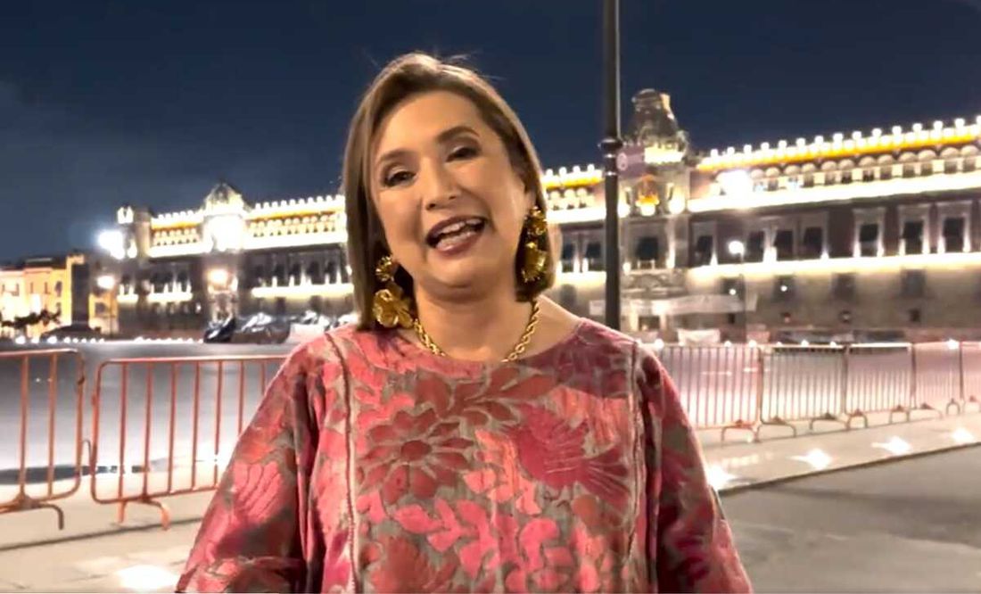 Xóchitl Gálvez confirma, frente a Palacio Nacional, su interés por ser la primera presidenta de México