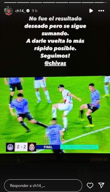 El mensaje de Javier Hernández en Instagram