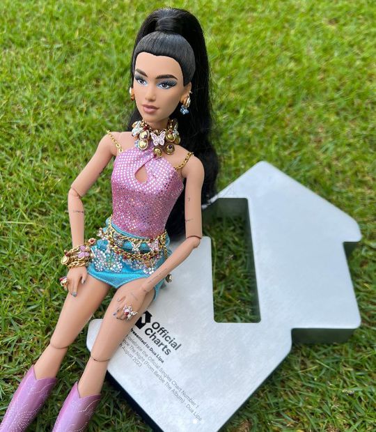 La Barbie de Dua Lipa. Foto: Instagram