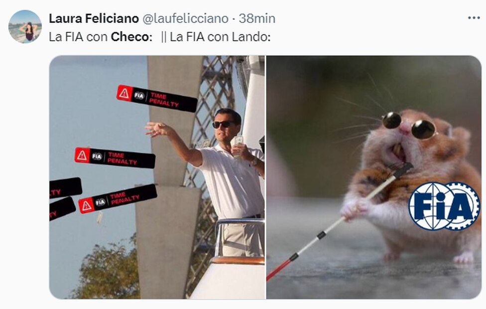 Los memes que dejó el segundo lugar de Checo Pérez en el GP de Arabia Saudita
