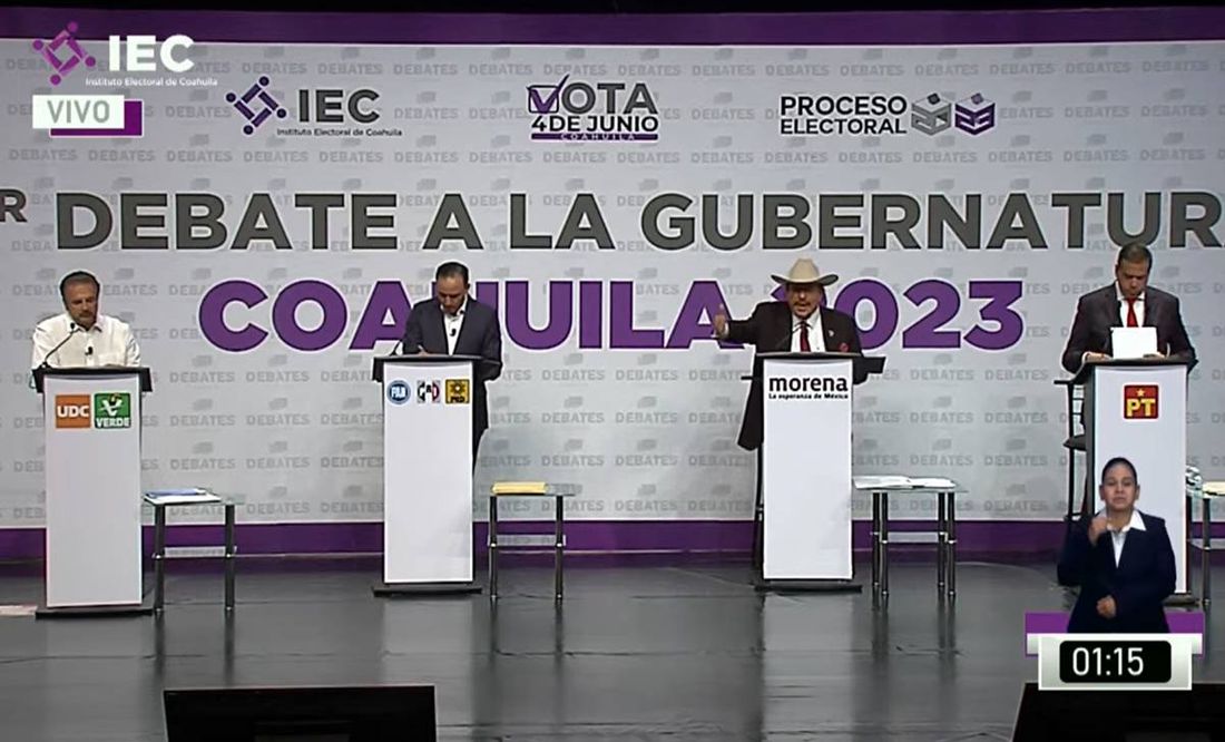 ¿A qué hora y dónde ver el segundo debate de candidatos a la gubernatura por Coahuila?