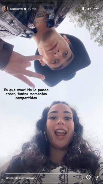 Ara Saldivar y Julián Figueroa se hicieron buenos amigos en las grabaciones de la telenovela de Nicandro Díaz.
<p>Foto: Instagram