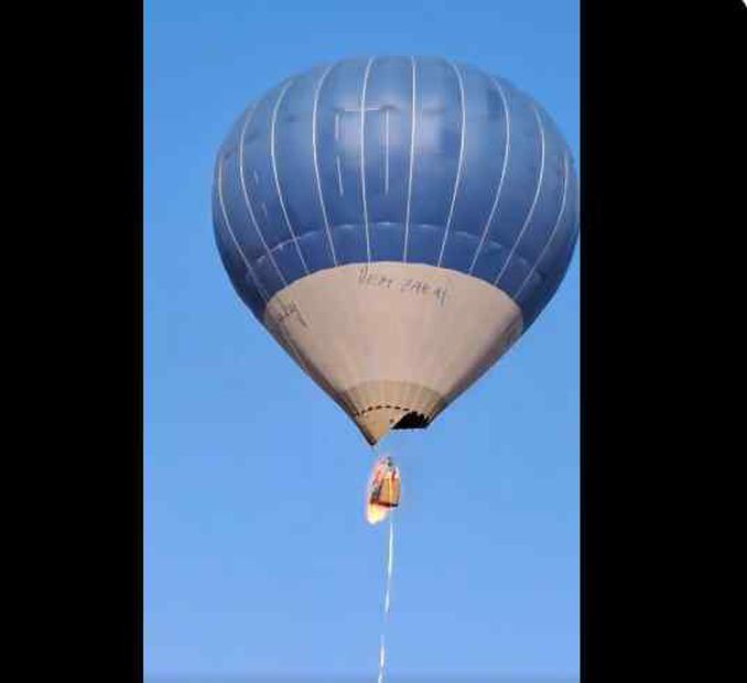 Dos personas murieron tras incendiarse la canastilla de un globo aerostático Foto: Especial