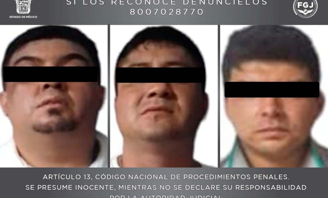 Caen 3 integrantes de “Los Mazos”, dedicados al homicidio y extorsiones en Nezahualcóyotl