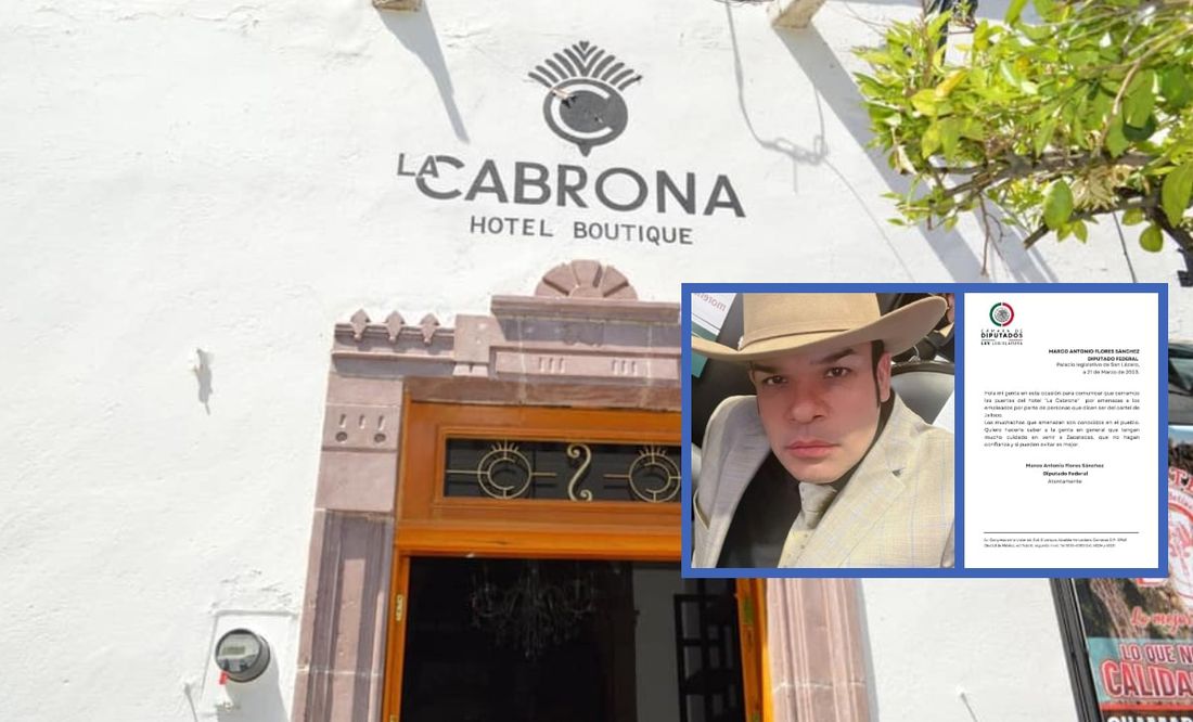 Por presuntas amenazas del CJNG, Marco Flores anuncia el cierre del Hotel 'La Cabrona' en Jerez
