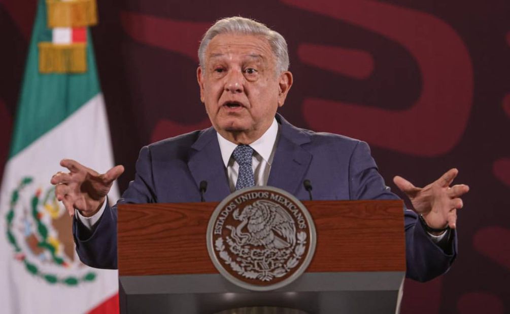 Conferencia de prensa mañanera del presidente Andrés Manuel López Obrador desde el Palacio Nacional. FOTO: Gabriel Pano/EL UNIVERSAL