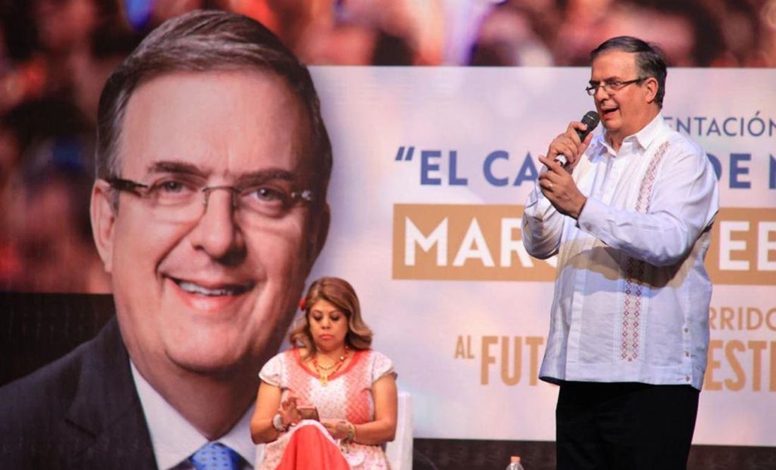 'El pueblo tiene que elegir a quién sigue, no el dedazo', apunta Marcelo Ebrard