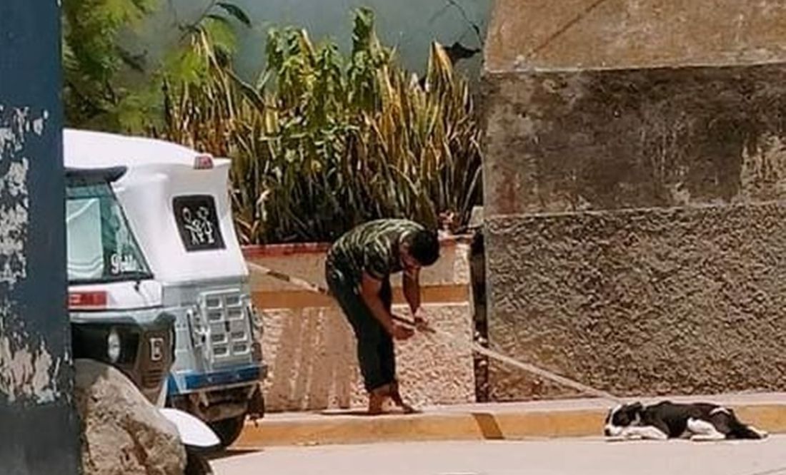 Sujeto mata a perro y lo tira a la basura por quitarle comida a su hija en Oaxaca