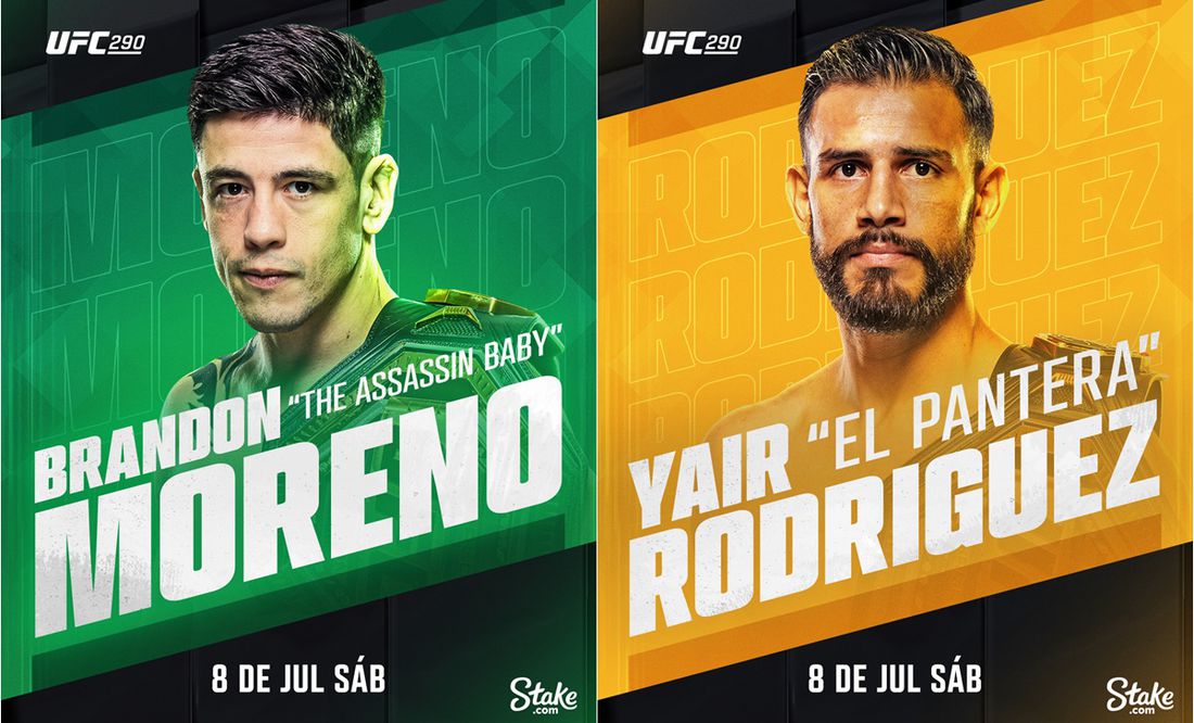 UFC: ¿Cuándo y dónde ver las peleas de Brandon Moreno y Yair Rodríguez?