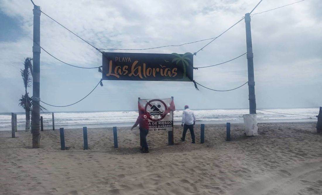 Tormenta tropical Beatriz provoca olas de hasta 3 metros en Sinaloa; cierran más playas