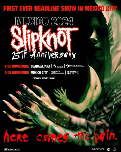 Slipknot anuncia su primer concierto en CDMX y Guadalajara.
<p>Foto: Instagram
