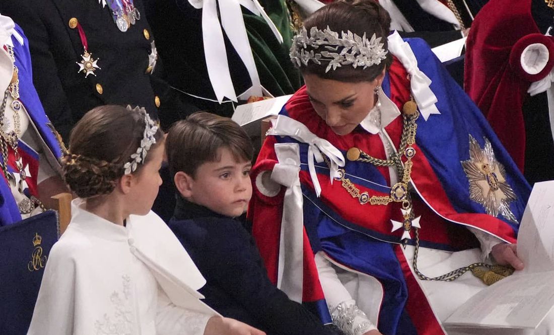 VIDEO: El peculiar gesto del príncipe Louis durante la coronación de Carlos III
