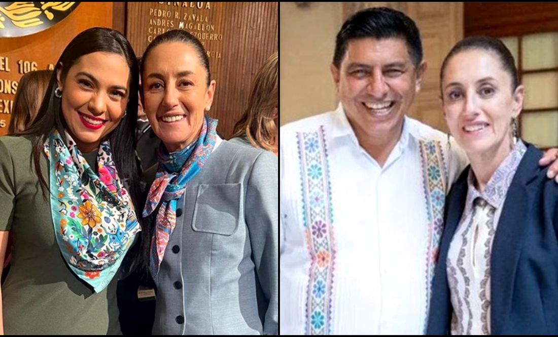 “La transformación verdadera será con las mujeres”: Gobernadores de Oaxaca y Colima muestran apoyo a Claudia Sheinbaum