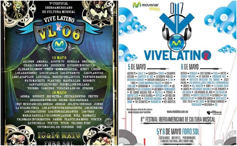 El cartel de 2006 y 2007.