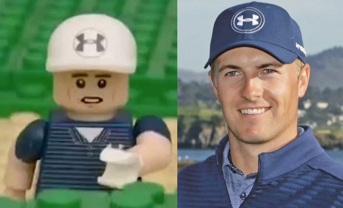 Video recrea con bloques Lego victoria de Jordan Spieth en tour de golf