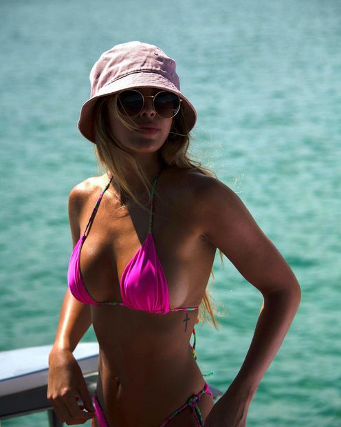 Shannon de Lima y su bikini barbiecore (Fuente Instagram @shadelima)