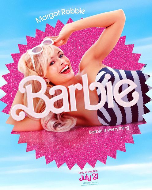 Margot Robbie será Barbie. Fuente: Instagram @barbie
