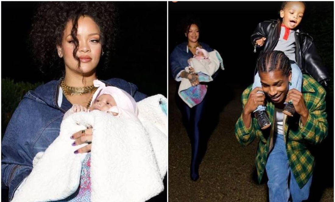 FOTOS: Rihanna presenta por primera vez a su segundo hijo en tiernas  imágenes familiares