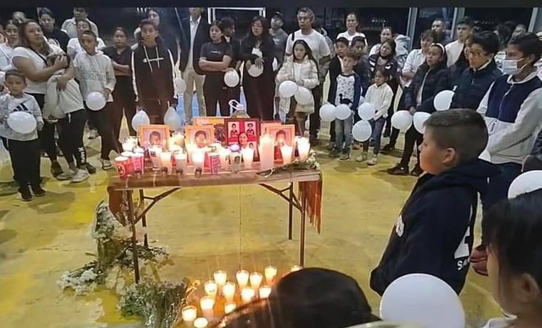 Despiden a 4 jugadores de basquetbol infantil que fallecieron en accidente carretero en Oaxaca
