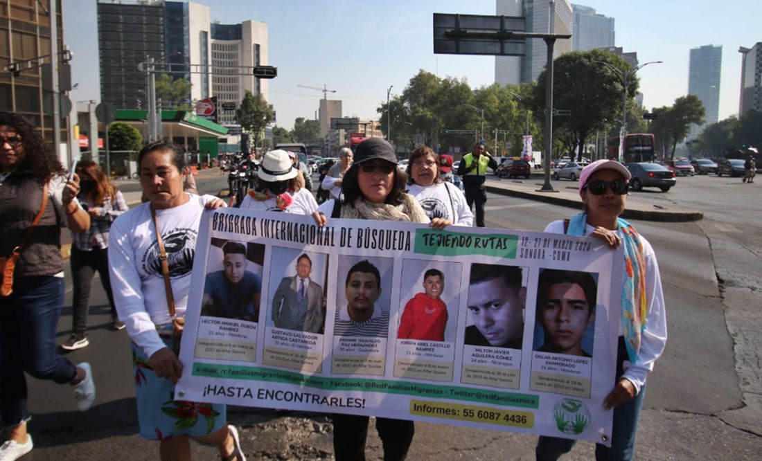 Madres buscadoras de Centroamérica exigen avances en localización de sus hijos desaparecidos