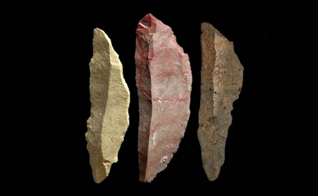 La colección incluye yunques, martillos de piedra y cantos del mismo material empleados para cortar y afilar