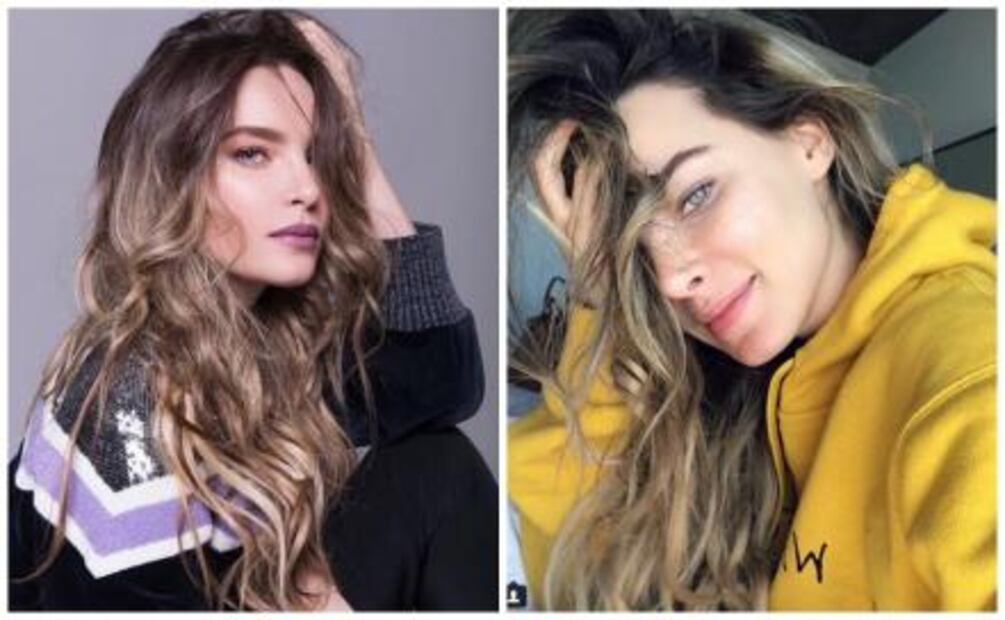 Belinda luce su rostro sin maquillaje