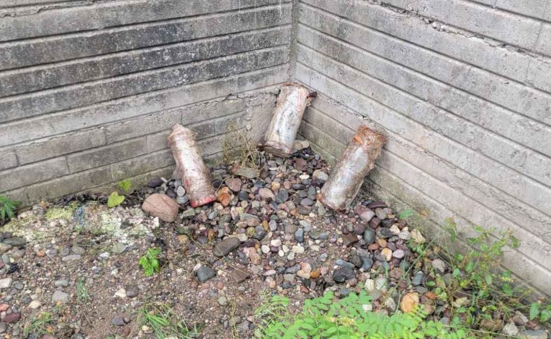 Destruyen 33 artefactos explosivos usados por el crimen organizado en Moris, Chihuahua (16/10/2025). Foto: Especial