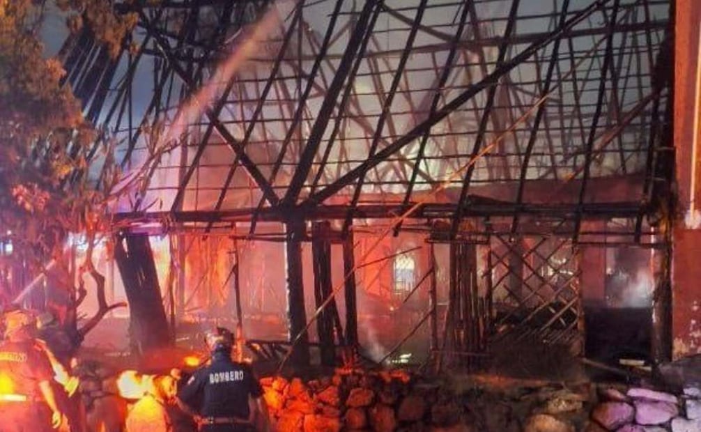 Fuertes incendios durante año nuevo en Yucatán (01/01/2026). Foto: Especial