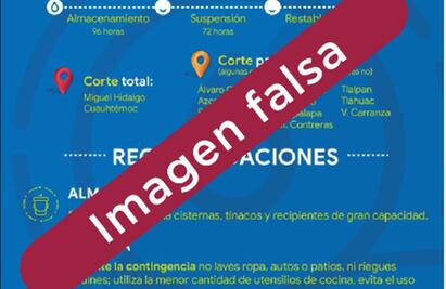 No te dejes engañar: Sacmex alerta sobre fake news de un “megacorte de agua” en 13 alcaldías